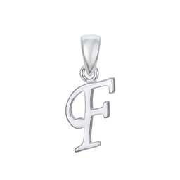 Hängsmycke i äkta silver Bokstav F Hängsmycke i äkta silver Bokstav F