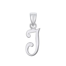 Hängsmycke i äkta silver Bokstav J Hängsmycke i äkta silver Bokstav J