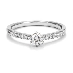 Ring med labbodlade diamanter Vega Ring med labbodlade diamanter Vega