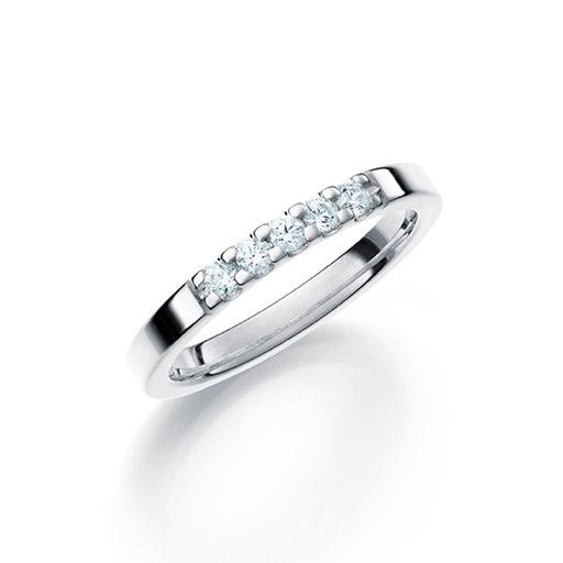 Diamantring i 18K guld