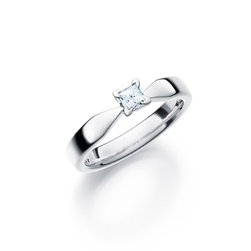 Diamantring i 18K guld