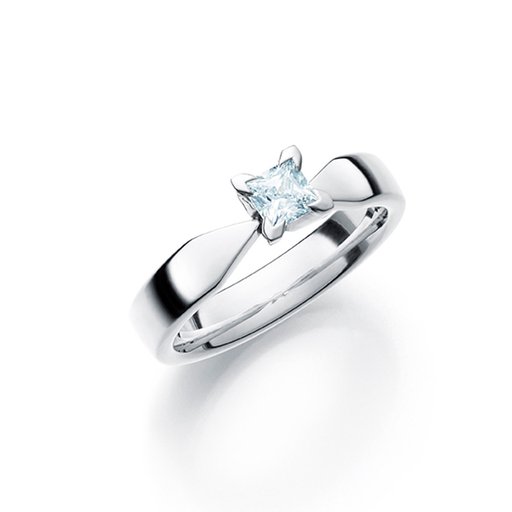 Diamantring i 18K guld