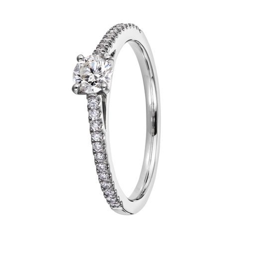 Diamantring i platina