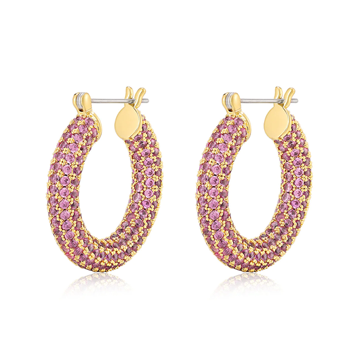 Örhängen Pave Baby Amalfi Hoops