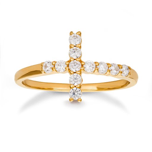 Ring EVIGHET i äkta silver med kors Ring EVIGHET i äkta silver med kors