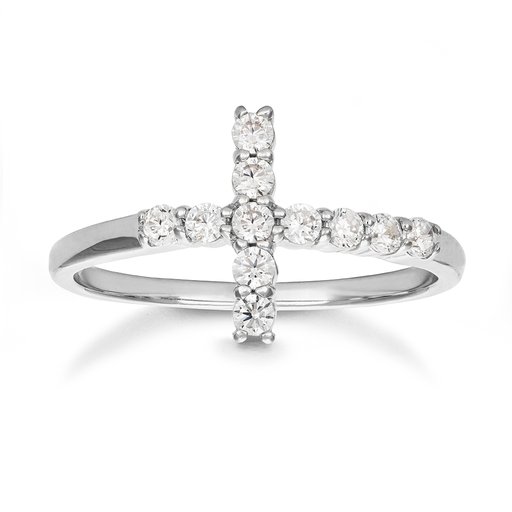 Ring EVIGHET i äkta silver med kors Ring EVIGHET i äkta silver med kors