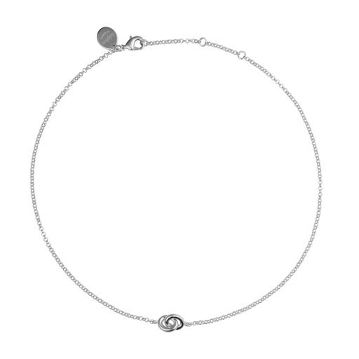 Halsband i äkta silver - Oval Link