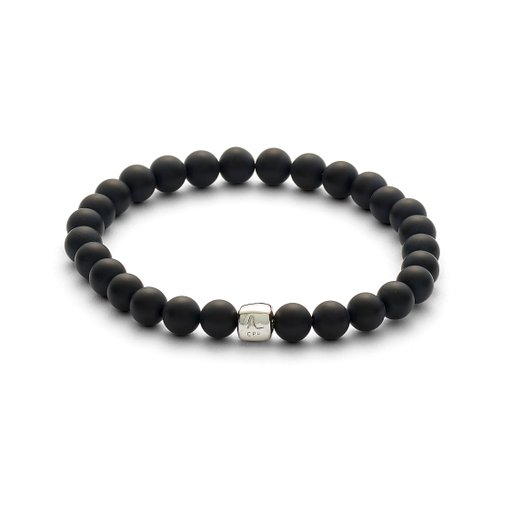 Armband onyx matte 6mm 18cm