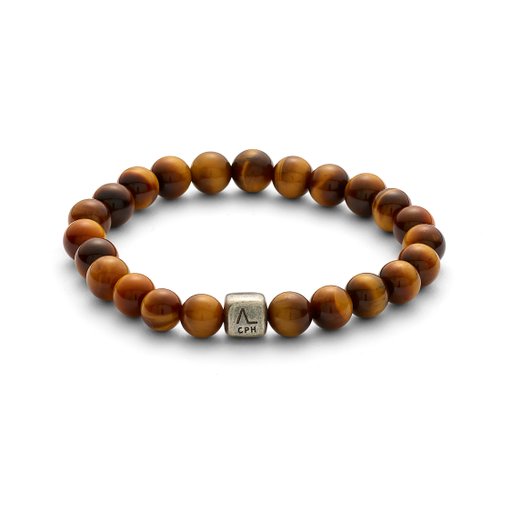 Armband tiger eye 8mm 19,5cm