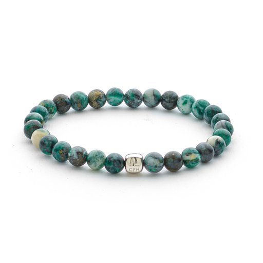 Armband dioptase 6mm 18cm