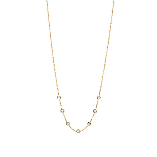Halsband i 18k guld med topaser.