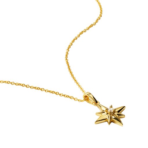 Halsband North Star i äkta silver