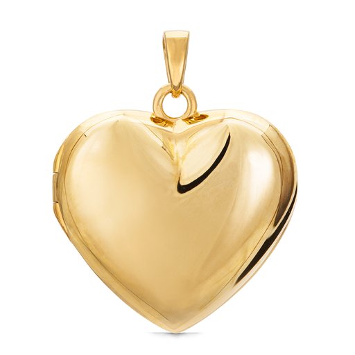Medaljong PURE HEART i äkta silver
