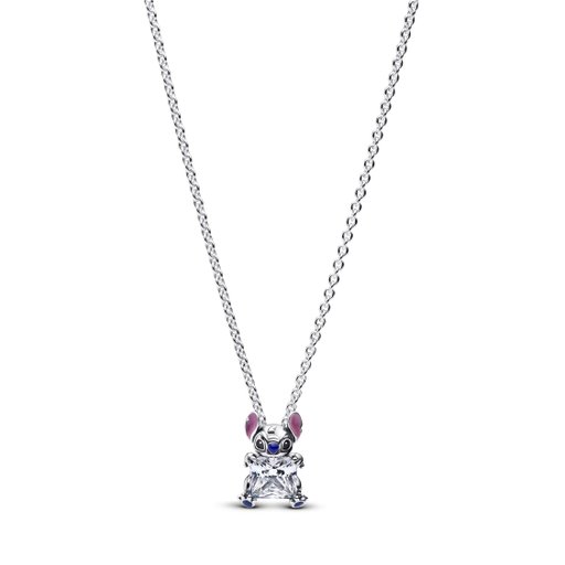 Halsband i äkta silver med Stitch