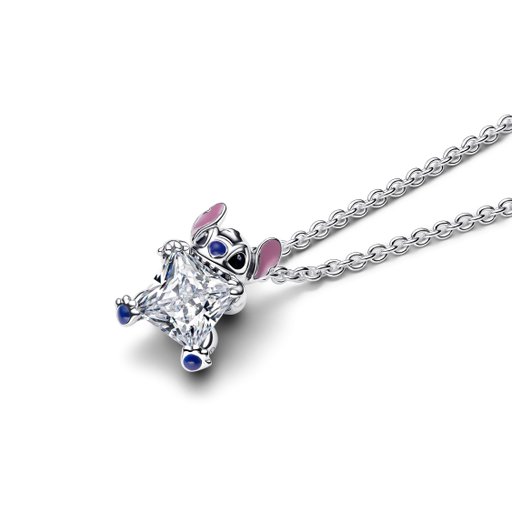 Halsband i äkta silver med Stitch