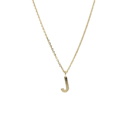 Halsband i äkta silver Bokstav J