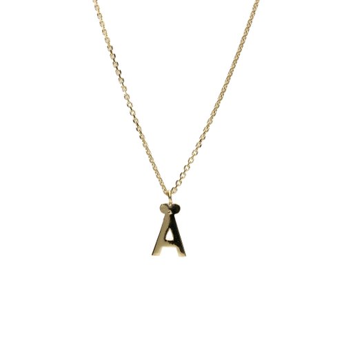 Halsband i äkta silver Bokstav Ä