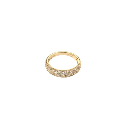 Förgylld ring i äkta silver med kubisk zirkonia Förgylld ring i äkta silver med kubisk zirkonia