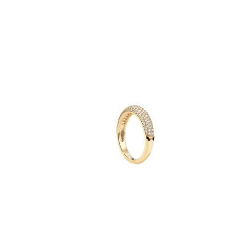 Förgylld ring i äkta silver med kubisk zirkonia Förgylld ring i äkta silver med kubisk zirkonia