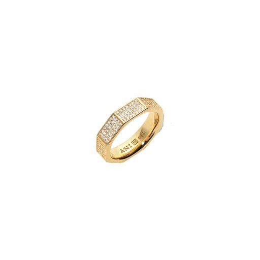 Förgylld ring i äkta silver med kubisk zirkonia Förgylld ring i äkta silver med kubisk zirkonia