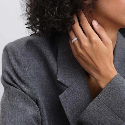 Ring i äkta silver med kubisk zirkonia Ring i äkta silver med kubisk zirkonia