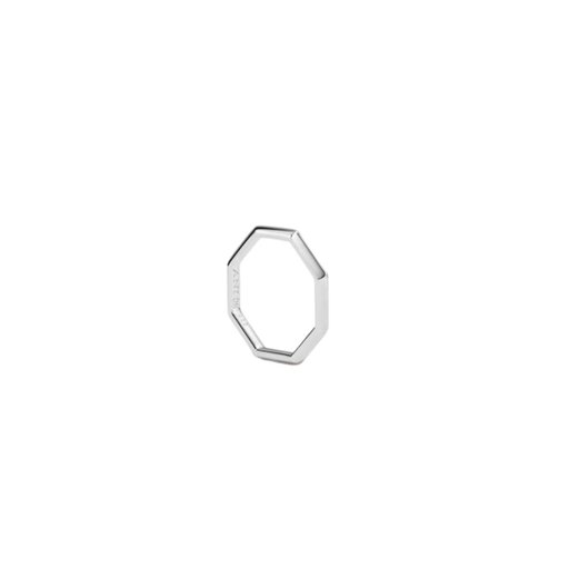 Ring i äkta silver med kantig form Ring i äkta silver med kantig form