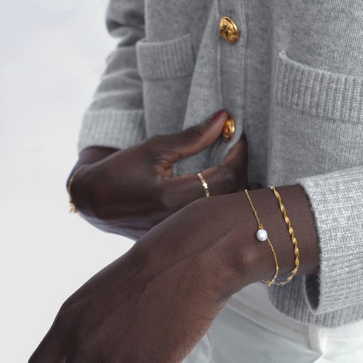 Armband Herringbone Twisted i äkta silver