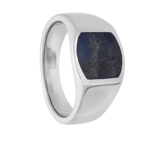 Ring i äkta silver med labradorit