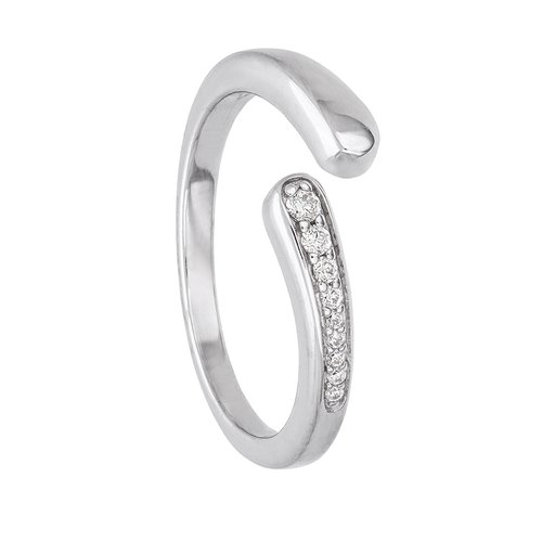 Öppen ring i äkta silver