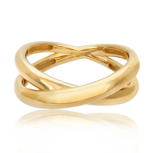 Ring Crossover i 14K guld