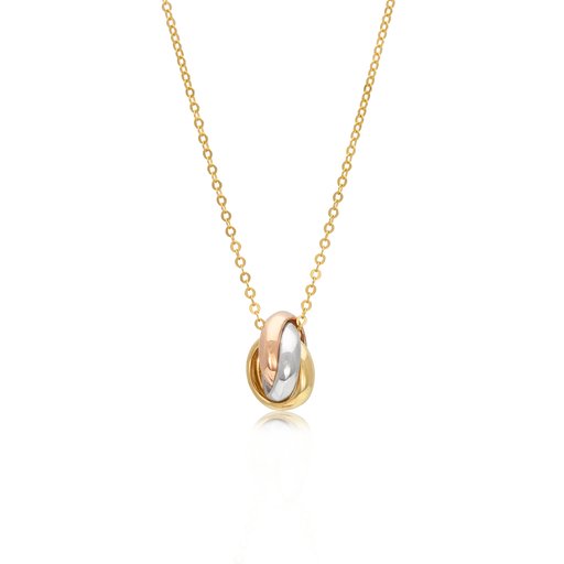 Halsband Tricolor i 14K guld