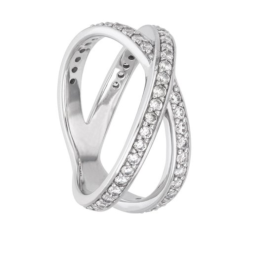 Ring i äkta silver med kubisk zirkonia