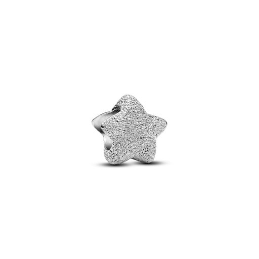 Berlock i äkta silver med texturerad stjärna