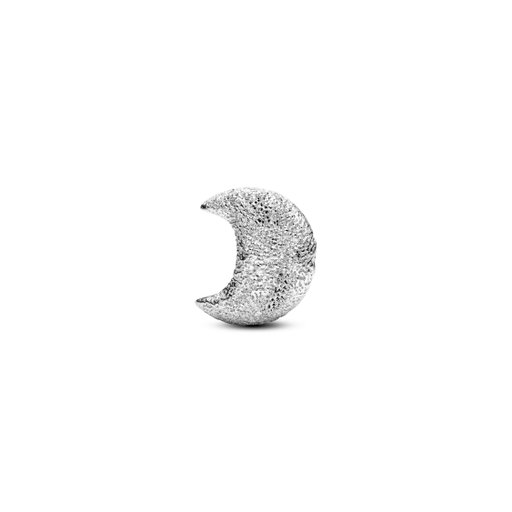 Berlock i äkta silver med texturerad måne
