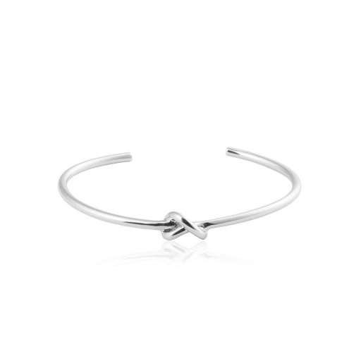 Armring Knot i återvunnet silver