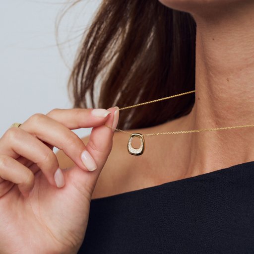 Borsa halsband i äkta silver