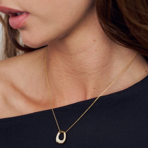 Borsa halsband i äkta silver