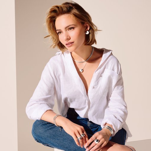 Tennisarmband i äkta silver