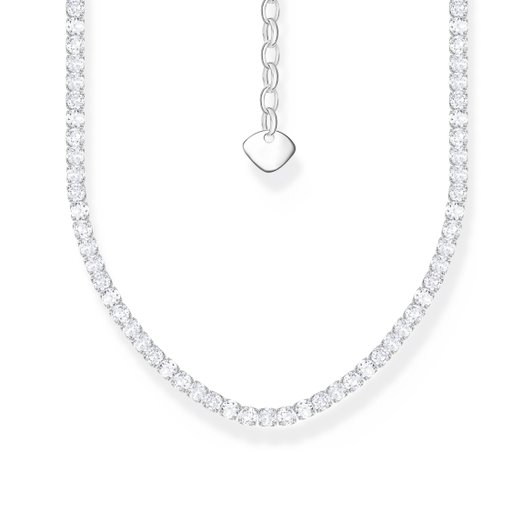 Halsband med kubisk zirkonia