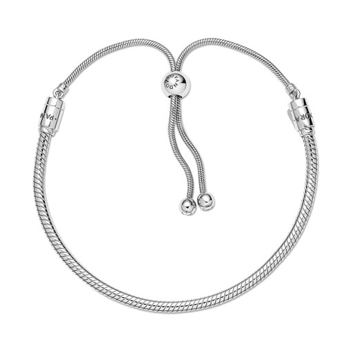 Sliderarmband i äkta silver 28 cm