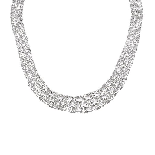 Halsband X-länk i äkta silver