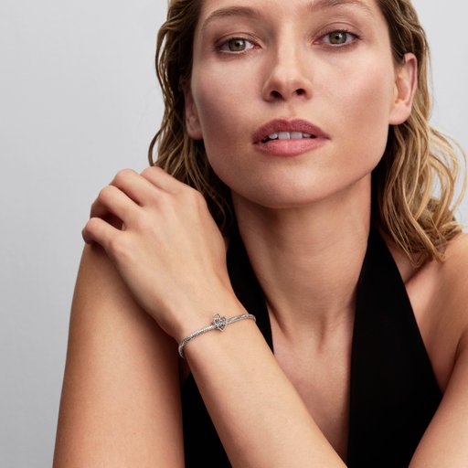 Berlock i äkta silver med hänglås