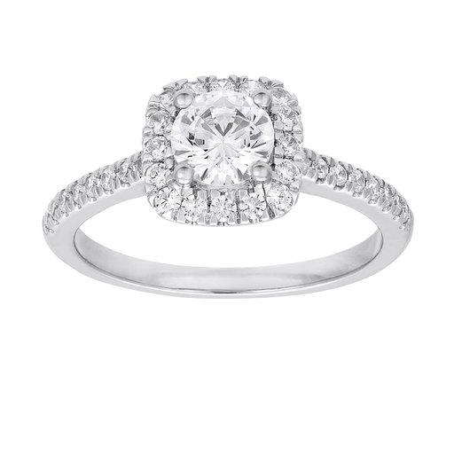 Diamantring i 18K guld