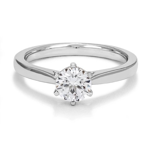 Ring med labbodlad diamant Polaris