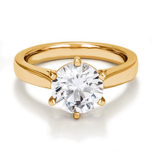 Ring med labbodlad diamant Polaris