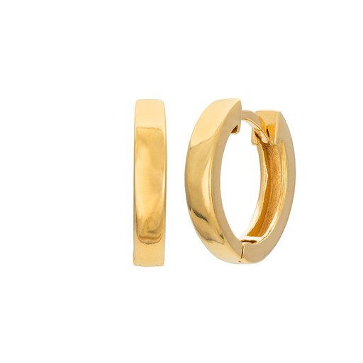 Örhängen i förgyllt äkta silver