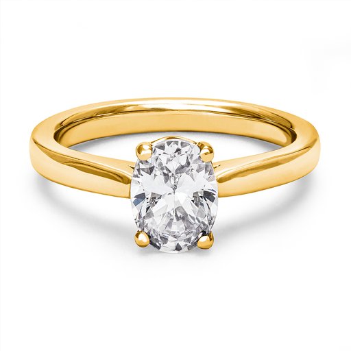 Ring med labbodlad diamant Electra