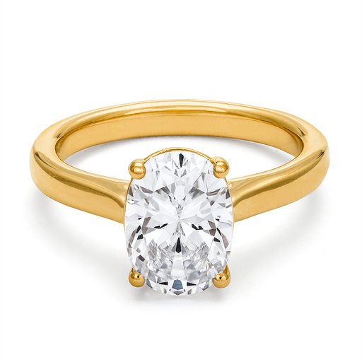 Ring med labbodlad diamant Electra