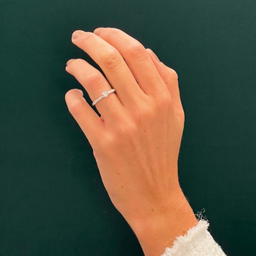 Ring med labbodlade diamanter Vega