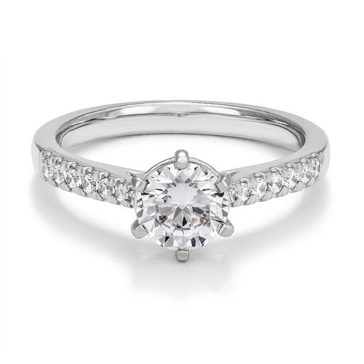 Ring med labbodlade diamanter Vega